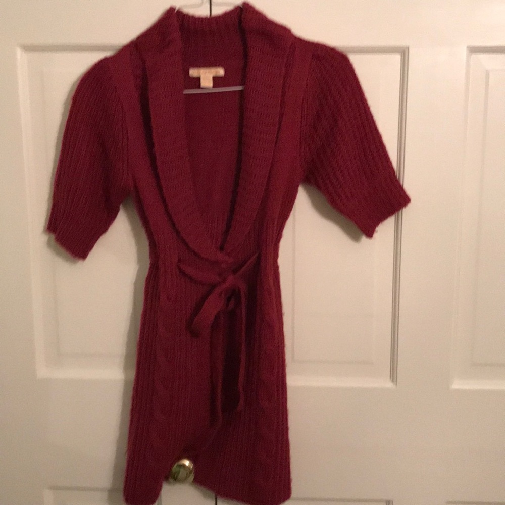 Maroon red sweater